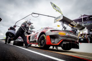 #04 Mercedes AMG GT3 of George Kurtz, Colin Braun and Richard Hesitand, DXDT Racing, GT3 Pro-Am, SRO, Indianapolis Motor Speedway, Indianapolis, IN, September 2020.
 | Brian Cleary/SRO