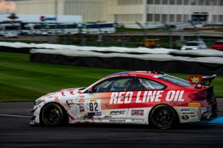 #82 BMW M4 GT4 of James Clay, Chandler Hull, and Bill Auberlen, Bimmerworld, GT4, SRO, Indianapolis Motor Speedway, Indianapolis, IN, September 2020.
 | Regis Lefebure/SRO                                       