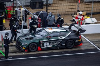 #7 Bentley Continental GT3 of Jules Gounon, Maxime Soulte, and Jordan Pepper, K-Pax Racing, GT3 OverallSRO, Indianapolis Motor Speedway, Indianapolis, IN, September 2020.
 | Regis Lefebure/SRO                                       