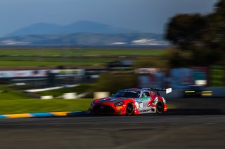 #63 Mercedes-AMG GT3 of David Askew and Ryan Dalziel, DXDT Racing, Pro-Am, SRO America Sonoma Raceway, Sonoma, CA, March 2021.   | Fabian Lagunas 2021