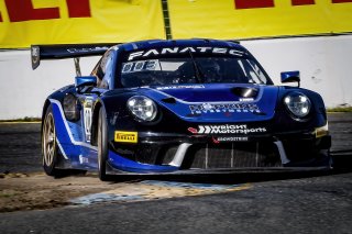 #20 Porsche 911 GT3-R of Fred Poordad and Jan Heylen, Wright Motorsports, Pro-Am, SRO America Sonoma Raceway, Sonoma, CA, March 2021.   | SRO Motorsports Group