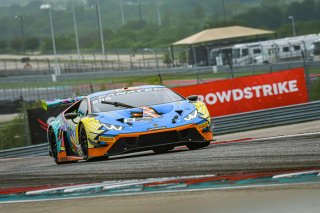 #88 Lamborghini Huracan GT3 of Jason Harward and Madison Snow, Zelus Motorsports, Pro-Am, GT World Challenge America, SRO America, Circuit of the Americas, Austin, Texas, April May 2021. | SRO Motorsports Group
