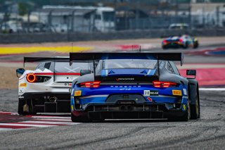 #20 Porsche 911 GT3-R (991.2) of Fred Poordad and Jan Heylen, Wright Motorsports, Pro-Am, GT World Challenge America, SRO America, Circuit of the Americas, Austin, Texas, April May 2021. | SRO Motorsports Group