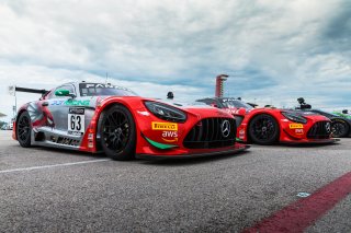 #63 Mercedes-AMG GT3 of David Askew and Ryan Dalziel, DXDT Racing, Pro-Am, GT World Challenge America, SRO America, Circuit of the Americas, Austin, Texas, April May 2021. | Fabian Lagunas/SRO