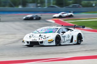 #9 Lamborghini Huracan GT3 of Ziad Ghandour and Giacomo Altoe, TR3 Racing, Pro-Am, GT World Challenge America, SRO America, Circuit of the Americas, Austin, Texas, April May 2021. | Fabian Lagunas/SRO