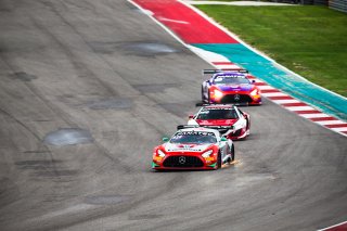 #63 Mercedes-AMG GT3 of David Askew and Ryan Dalziel, DXDT Racing, Pro-Am, GT World Challenge America, SRO America, Circuit of the Americas, Austin, Texas, April May 2021. | Fabian Lagunas/SRO