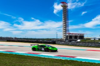 #6 Lamborghini Huracan GT3 of Corey Lewis and Giovanni Venturini, K-PAX Racing, Fanatec GT World Challenge America powered by AWS, Pro,  SRO America, Circuit of the Americas, Austin, TX, April 29, 2021. | Fabian Lagunas/SRO