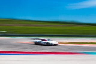#61 Ferrari 488 GT3 of Jean-Claude Saada and Conrad Grunewald, AF Corse, Fanatec GT World Challenge America powered by AWS, Am,  SRO America, Circuit of the Americas, Austin, TX, April 29, 2021. | Fabian Lagunas/SRO