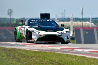 #12 Aston Martin Vantage AMR GT3 of Drew Staveley and Frank Gannett, Ian Lacy Racing, GTWCA Pro-Am, Circuit of the Americas, Austin TX, Apr May 2021. | Rip Shaub/SRO    