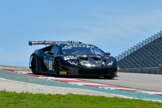 #3 Lamborghini Huracan GT3 of Jordan Pepper and Andrea Caldarelli, K-PAX Racing, GT World Challenge America, Pro, SRO America, Circuit of the Americas, Austin TX, April May 2021. | Rip Shaub/SRO    