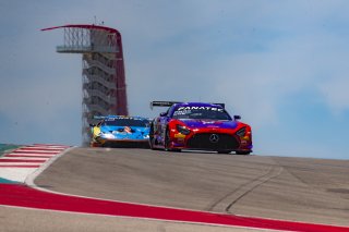 #19 Mercedes-AMG GT3 of Erin Vogel and Michael Cooper, DXDT Racing, Pro-Am, SRO America, Circuit of the Americas, May 2021. | Brian Cleary/SRO