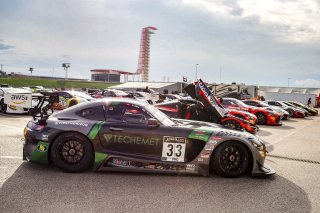 #33 Mercedes-AMG GT3 of Russell Ward and Philip Ellis, Winward Racing, Fanatec GT World Challenge America powered by AWS, Pro,  SRO America, Circuit of the Americas, Austin, TX, April 29, 2021.  | Brian Cleary/SRO