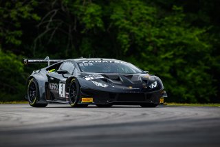 #3 Lamborghini Huracan GT3 of Andrea Caldarelli and Jordan Pepper, K-PAX Racing, GT World Challenge America, Pro, SRO America, Virginia International Raceway, Alton, VA, June 2021. | Fabian Lagunas/SRO