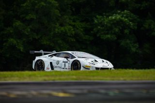#9 Lamborghini Huracan GT3 of Ziad Ghandour and Sandy Mitchell, TR3 Racing, Fanatec GT World Challenge America powered by AWS, Pro-Am, SRO America, Virginia International Raceway, Alton, VA, June 2021. | Fabian Lagunas/SRO