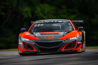 #77 Acura NSX GT3 of Michael Di Meo and Matt McMurry, Compass Racing, Fanatec GT World Challenge America powered by AWS, Pro-Am, SRO America, Virginia International Raceway, Alton, VA, June 2021. | Fabian Lagunas/SRO