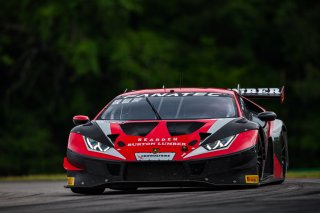 #91 Lamborghini Huracan GT3 of Jeff Burton and Vesko Kozarov, Rearden Racing, Pro-Am, GT World Challenge America, SRO America, VIRginia International Raceway, Alton, VA, June 2021. | Fabian Lagunas/SRO