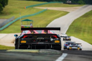 #91 Lamborghini Huracan GT3 of Jeff Burton and Vesko Kozarov, Rearden Racing, Pro-Am, GT World Challenge America, SRO America, VIRginia International Raceway, Alton, VA, June 2021. | Fabian Lagunas/SRO