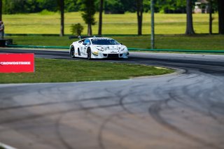 #9 Lamborghini Huracan GT3 of Ziad Ghandour and Sandy Mitchell, TR3 Racing, Fanatec GT World Challenge America powered by AWS, Pro-Am, SRO America, Virginia International Raceway, Alton, VA, June 2021. | Fabian Lagunas/SRO