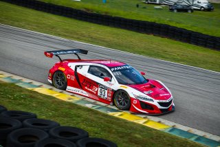 #93 Acura NSX GT3 of Taylor Hagler and Jacob Abel, Racers Edge Motorsports, Fanatec GT World Challenge America powered by AWS, Pro-Am, SRO America, VIRginia International Raceway, Alton, VA, June 2021. | Fabian Lagunas/SRO
