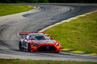 #04 Mercedes-AMG GT3 of George Kurtz and Colin Braun, DXDT Racing, Fanatec GT World Challenge America powered by AWS, Pro-Am, SRO America, Virginia International Raceway, Alton, VA, June 2021. | Fabian Lagunas/SRO