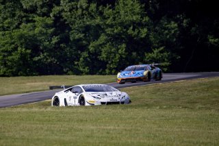 #9 Lamborghini Huracan GT3 of Ziad Ghandour and Sandy Mitchell, TR3 Racing, Fanatec GT World Challenge America powered by AWS, Pro-Am, SRO America, Virginia International Raceway, Alton, VA, June 2021. | Regis Lefebure/SRO