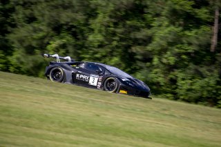 #3 Lamborghini Huracan GT3 of Jordan Pepper and Andrea Caldarelli, K-PAX Racing, Fanatec GT World Challenge America powered by AWS, Pro, SRO America, Virginia International Raceway, Alton, VA, June 2021. | Regis Lefebure/SRO