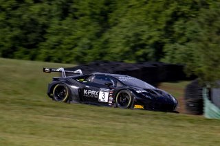 #3 Lamborghini Huracan GT3 of Jordan Pepper and Andrea Caldarelli, K-PAX Racing, Fanatec GT World Challenge America powered by AWS, Pro, SRO America, Virginia International Raceway, Alton, VA, June 2021. | Regis Lefebure/SRO
