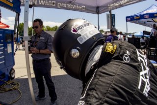 #19 Mercedes-AMG GT3 of Erin Vogel and Michael Cooper, DXDT Racing, Fanatec GT World Challenge America powered by AWS, Pro-Am, SRO America, Virginia International Raceway, Alton, VA, June 2021. | Brian Cleary/SRO