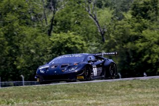 #3 Lamborghini Huracan GT3 of Andrea Caldarelli and Jordan Pepper, K-PAX Racing, GT World Challenge America, Pro, SRO America, Virginia International Raceway, Alton, VA, June 2021. | Brian Cleary/SRO