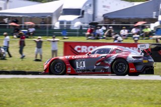 #04 Mercedes-AMG GT3 of George Kurtz and Colin Braun, DXDT Racing, Fanatec GT World Challenge America powered by AWS, Pro-Am, SRO America, VIRginia International Raceway, Alton, VA, Jun 2021. | Brian Cleary/SRO