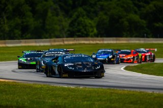 #3 Lamborghini Huracan GT3 of Andrea Caldarelli and Jordan Pepper, K-PAX Racing, GT World Challenge America, Pro, SRO America, Virginia International Raceway, Alton, VA, June 2021. | Fabian Lagunas/SRO