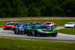 #6 Lamborghini Huracan GT3 of Corey Lewis and Giovanni Venturini, K-PAX Racing, Fanatec GT World Challenge America powered by AWS, Pro, SRO America, VIRginia International Raceway, Alton, VA, June 2021. | Fabian Lagunas/SRO