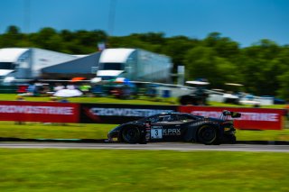 #3 Lamborghini Huracan GT3 of Andrea Caldarelli and Jordan Pepper, K-PAX Racing, GT World Challenge America, Pro, SRO America, Virginia International Raceway, Alton, VA, June 2021. | Fabian Lagunas/SRO