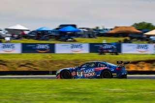 #96 BMW F13 M6 GT3 of Michael Dinan and Robby Foley, Turner Motorsport, Fanatec GT World Challenge America powered by AWS, Pro, SRO America, Virginia International Raceway, Alton, VA, June 2021. | Fabian Lagunas/SRO