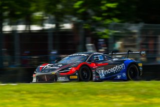 #70 McLaren 720S GT3 of Brendan Iribe and Ollie Millroy, inception racing, Fanatec GT World Challenge America powered by AWS, Pro-Am, SRO America, Virginia International Raceway, Alton, VA, June 2021. | Fabian Lagunas/SRO