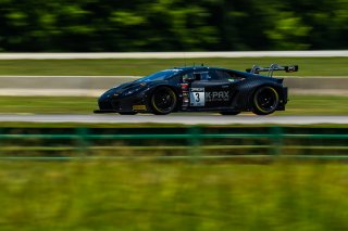 #3 Lamborghini Huracan GT3 of Andrea Caldarelli and Jordan Pepper, K-PAX Racing, GT World Challenge America, Pro, SRO America, Virginia International Raceway, Alton, VA, June 2021. | Fabian Lagunas/SRO