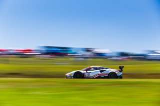 #61 Ferrari 488 GT3 of Jean-Claude Saada and Conrad Grunewald, AF Corse, Fanatec GT World Challenge America powered by AWS, Am, SRO America, Virginia International Raceway, Alton, VA, June 2021. | Fabian Lagunas/SRO