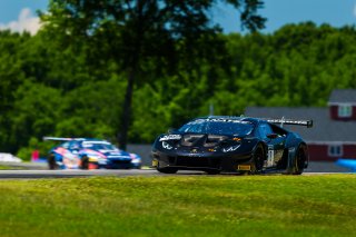 #3 Lamborghini Huracan GT3 of Andrea Caldarelli and Jordan Pepper, K-PAX Racing, GT World Challenge America, Pro, SRO America, Virginia International Raceway, Alton, VA, June 2021. | Fabian Lagunas/SRO