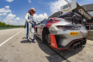 #63 Mercedes-AMG GT3 of David Askew and Ryan Dalziel, DXDT Racing, Fanatec GT World Challenge America powered by AWS, Pro-Am, SRO America, Virginia International Raceway, Alton, VA, June 2021. | Brian Cleary/SRO