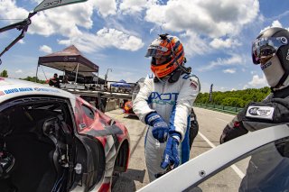 #63 Mercedes-AMG GT3 of David Askew and Ryan Dalziel, DXDT Racing, Fanatec GT World Challenge America powered by AWS, Pro-Am, SRO America, Virginia International Raceway, Alton, VA, June 2021. | Brian Cleary/SRO