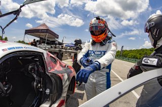 #63 Mercedes-AMG GT3 of David Askew and Ryan Dalziel, DXDT Racing, Fanatec GT World Challenge America powered by AWS, Pro-Am, SRO America, Virginia International Raceway, Alton, VA, June 2021. | Brian Cleary/SRO