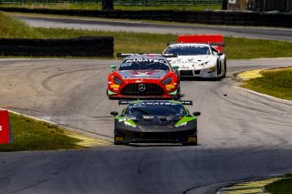 #6 Lamborghini Huracan GT3 of Corey Lewis and Giovanni Venturini, K-PAX Racing, Fanatec GT World Challenge America powered by AWS, Pro, SRO America, VIRginia International Raceway, Alton, VA, June 2021. | Brian Cleary/SRO