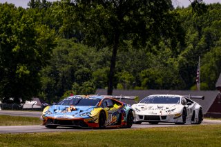 #88 Lamborghini Huracan GT3 of Jason Harward and Madison Snow, Zelus Racing, Fanatec GT World Challenge America powered by AWS, Pro-Am, SRO America, Virginia International Raceway, Alton, VA, June 2021.
 | Brian Cleary/SRO