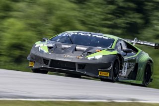 #6 Lamborghini Huracan GT3 of Corey Lewis and Giovanni Venturini, K-PAX Racing, Fanatec GT World Challenge America powered by AWS, Pro, SRO America, VIRginia International Raceway, Alton, VA, June 2021. | Brian Cleary/SRO
