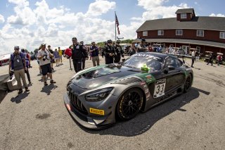 #33 Mercedes-AMG GT3 of Russell Ward and Mikael Grenier, Winward Racing, Fanatec GT World Challenge America powered by AWS, Pro, SRO America, Virginia International Raceway, Alton, VA, June 2021.
 | Brian Cleary/SRO