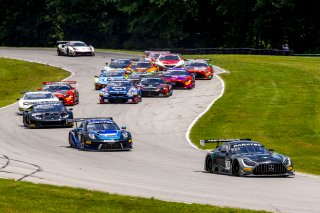 #33 Mercedes-AMG GT3 of Russell Ward and Mikael Grenier, Winward Racing, Fanatec GT World Challenge America powered by AWS, Pro, SRO America, Virginia International Raceway, Alton, VA, June 2021.
 | Brian Cleary/SRO