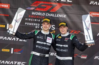 #33 Mercedes-AMG GT3 of Russell Ward and Mikael Grenier, Winward Racing, Fanatec GT World Challenge America powered by AWS, Pro, SRO America, Virginia International Raceway, Alton, VA, June 2021.
 | Brian Cleary/SRO