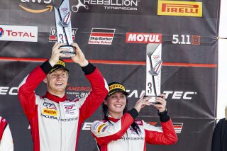 #93 Acura NSX GT3 of Taylor Hagler and Jacob Abel, Racers Edge Motorsports, Fanatec GT World Challenge America powered by AWS, Pro-Am, SRO America, VIRginia International Raceway, Alton, VA, June 2021. | Brian Cleary/SRO