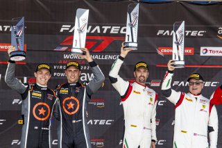 Podium, Pirelli GT4 America, SRO America, VA, VIRginia International Raceway, June 2021. | Brian Cleary/SRO