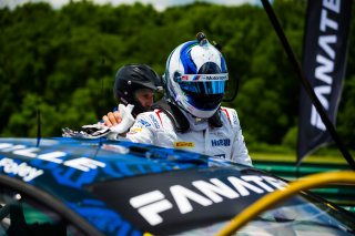 #96 BMW F13 M6 GT3 of Michael Dinan and Robby Foley, Turner Motorsport, Fanatec GT World Challenge America powered by AWS, Pro, SRO America, Virginia International Raceway, Alton, VA, June 2021. | Fabian Lagunas/SRO